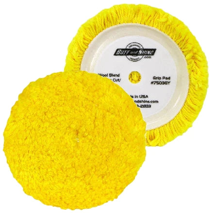 Buff And Shine 7502GT 7-1/2" Wool Self Centering Polishing - Buffing